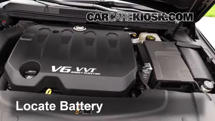 2013 Cadillac XTS 3.6L V6 Battery Jumpstart